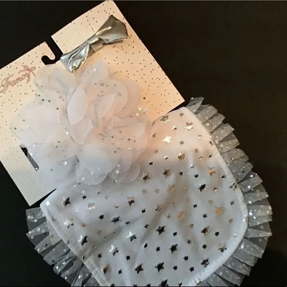 High Fashion Baby bib, head band and bow tie set